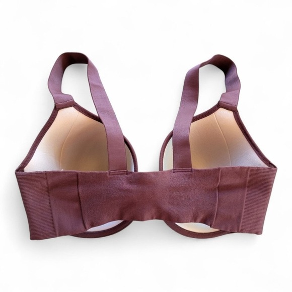 SPANX‎ Bra-llelujah Back Smoothing Front-Close Bra Brown 38D NWT - Picture 4 of 10